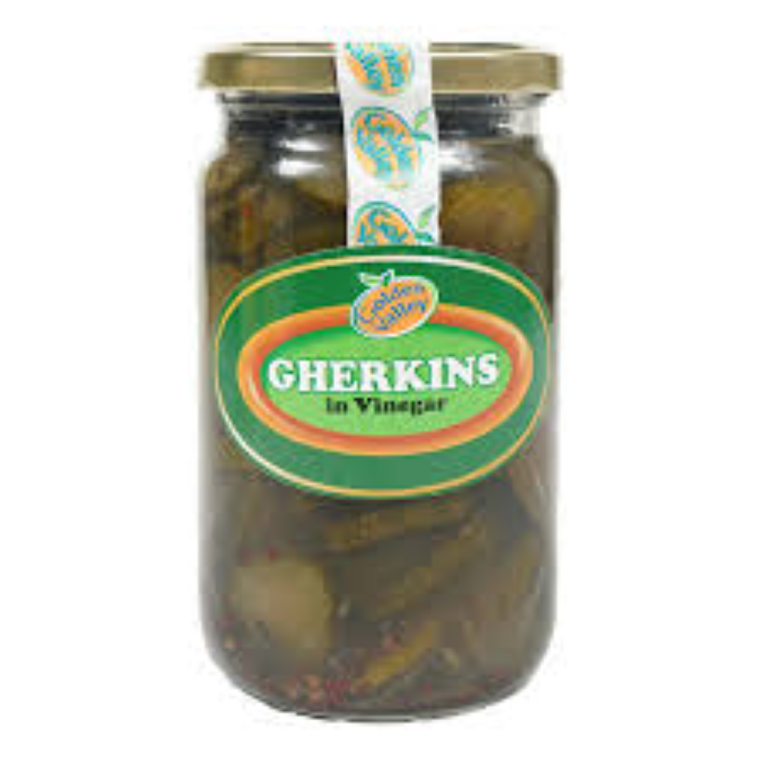 GOLDEN VALLEY GHERKINS SLICED 720G